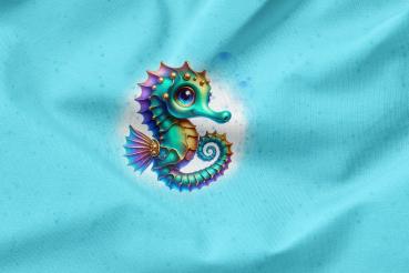 * Sea Horse- Eigenproduktion - Jersey -  Panel inkl. Kombi